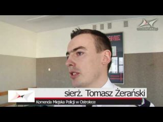 Akcja "Bezpieczeństwo w ruchu drogowym" - III LO w Ostrołęce (wideoreportaż)