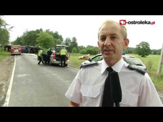 Karambol w miejscowości Żebry-Chudek