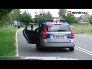 Kradzioną Toyotą wpadł do rowu