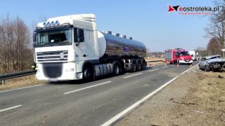 Poważny karambol na DK-53. W zderzeniu 5 aut poszkodowane zostały dwie osoby