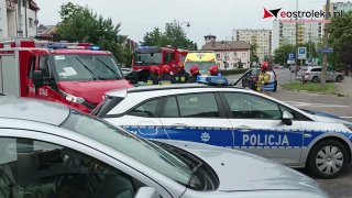 Wypadek na Kopernika. Poszkodowana została jedna osoba