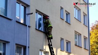 Akcja strażaków w wieżowcu przy Starosty Kosa 