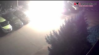 Szokujące! Dla zabawy podpalili wiatę śmietnikową powodując ogromne straty