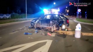 Poważny wypadek na Słowackiego w Ostrołęce. Ucierpiał motocyklista
