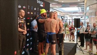 Będzie mocna bitka! Ważenie przed galą Babilon MMA 36 w Ostrołęce
