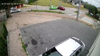 Kolizja na skrzyżowaniu ulic Kaczyńskiej i Nasypowej