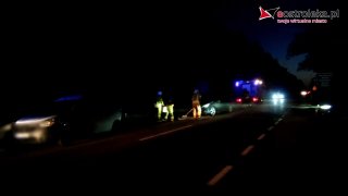 Wypadek w okolicach Rydzewa na DK-61 między Ostrołęką a Łomżą