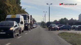 DK 61 w Ostrołęce zablokowana